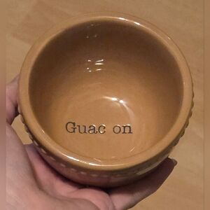 Mud Pie Guac On Brown Mini Bowl